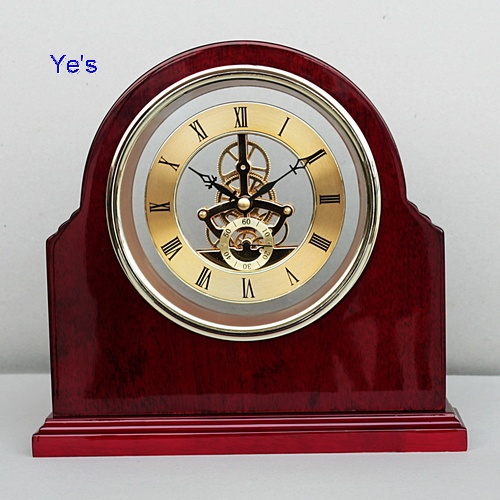 Wooden Skeleton Clock